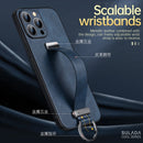 For iPhone 13 Pro Max SULADA Cool Series PC + Leather Texture Skin Feel Shockproof Phone Case(Red)