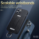 For iPhone 13 Pro Max SULADA Cool Series PC + Leather Texture Skin Feel Shockproof Phone Case(Red)