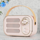 DW13 Portable HIFI Mini Retro Wireless Bluetooth Speaker(Pink)