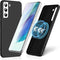 For Samsung Galaxy S21 FE 5G MagSafe Magnetic Liquid Silicone Phone Case(Black)