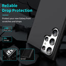 For Samsung Galaxy S22 Ultra 5G MagSafe Magnetic Liquid Silicone Phone Case(Black)