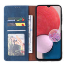 For Samsung Galaxy A13 4G Simple Suction Closure Leather Phone Case(Blue)
