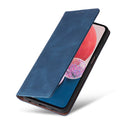 For Samsung Galaxy A13 4G Simple Suction Closure Leather Phone Case(Blue)