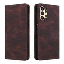 For Samsung Galaxy A13 4G Simple Suction Closure Leather Phone Case(Brown)