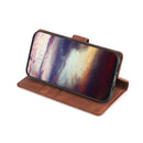 For Xiaomi 12 Pro Skin Feel Crocodile Magnetic Clasp Leather Phone Case(Brown)