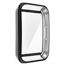 For Huawei Band 7 Full Coverage Electroplating TPU Watch Case(Black)