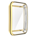 For Huawei Band 7 Full Coverage Electroplating TPU Watch Case(Gold)