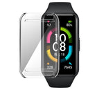 For Huawei Band 7 Full Coverage Electroplating TPU Watch Case(Transparent)