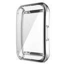 For Huawei Band 7 Full Coverage Electroplating TPU Watch Case(Transparent)