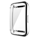 For Huawei Band 7 Full Coverage Electroplating TPU Watch Case(Silver)