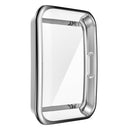 For Huawei Band 7 Full Coverage Electroplating TPU Watch Case(Silver)