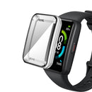 For Huawei Band 7 Full Coverage Electroplating TPU Watch Case(Silver)