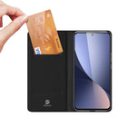For Xiaomi 12 Lite DUX DUCIS Skin Pro Series Shockproof Leather Phone Case(Black)