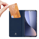 For Xiaomi 12 Lite DUX DUCIS Skin Pro Series Shockproof Leather Phone Case(Blue)
