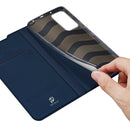 For Xiaomi 12 Lite DUX DUCIS Skin Pro Series Shockproof Leather Phone Case(Blue)
