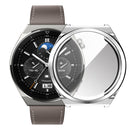 For Huawei Watch GT3 Pro 46mm Electroplating Full Coverage TPU Watch Case(Silver)