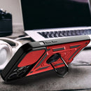 For iPhone 14 Plus Sliding Camera Cover Design TPU+PC Phone Case (Red)