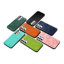 For Samsung Galaxy A13 4G Sunflower Pattern PU+TPU+PC Shockproof Phone Case(Orange)