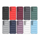 For Samsung Galaxy M23 5G Magic Shield TPU + Flannel Phone Case(Black)