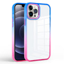 Colorful Gradient Phone Case For iPhone 13 Pro(Blue + Rose Red)