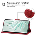 For Honor 70 Leather Phone Case(Red)