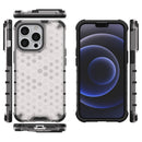 Shockproof Honeycomb PC + TPU Phone Case For iPhone 14 (White)
