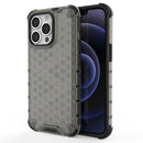 Shockproof Honeycomb PC + TPU Phone Case For iPhone 14 (Black)