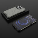 Shockproof Honeycomb PC + TPU Phone Case For iPhone 14 (Black)