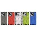 Shockproof Honeycomb PC + TPU Phone Case For iPhone 14 (Red)