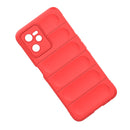 For OPPO Realme C35 Magic Shield TPU + Flannel Phone Case(Light Blue)