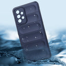 For Samsung Galaxy A73 Magic Shield TPU + Flannel Phone Case(Purple)