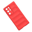 For Samsung Galaxy S22 Ultra 5G Magic Shield TPU + Flannel Phone Case(Dark Blue)