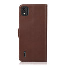 For Nokia C2 2nd Edition Litchi Texture PU + TPU Horizontal Flip Leather Case(Brown)