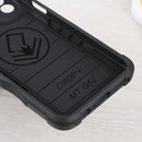 For Motorola Moto G52 Non-slip Armor Phone Case(Black)