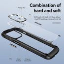 For iPhone 14 Pro Max TPU + PC Lens Protection Phone Case (Black)