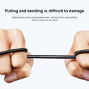 USAMS US-SJ563 U80 USB to Dual 8 Pin+Type-C/USB-C+Micro USB Aluminum Alloy Elbow Charging Data Cable, Length: 1.2m(Black)