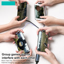 USAMS US-SJ563 U80 USB to Dual 8 Pin+Type-C/USB-C+Micro USB Aluminum Alloy Elbow Charging Data Cable, Length: 1.2m(Black)