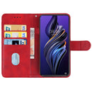 For Tecno Pova 3 Leather Phone Case(Red)