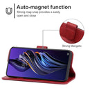 For Tecno Pova 3 Leather Phone Case(Red)