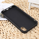 For iPhone XR TPU + Electroplated PC Phone Case(Black)