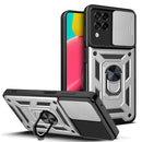 For Samsung Galaxy M53 5G Sliding Camera Cover Design TPU + PC Phone Case(Silver)