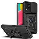 For Samsung Galaxy M53 5G Sliding Camera Cover Design TPU + PC Phone Case(Black)