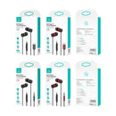 USAMS EP-46 Mini 3.5mm Aluminum Alloy In-Ear Wired Earphone, Length: 1.2m(Red)