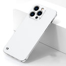 Electroplating Frosted Frameless Phone Case For iPhone 11 Pro(White)