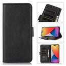 Cow Texture Leather Phone Case For iPhone 14 Pro Max (Black)