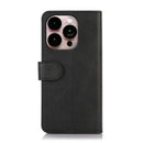 Cow Texture Leather Phone Case For iPhone 14 Pro Max (Black)