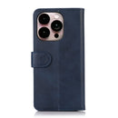 Cow Texture Leather Phone Case For iPhone 14 Pro Max (Blue)