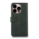 Cow Texture Leather Phone Case For iPhone 14 Pro Max (Green)