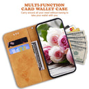 For Huawei P50 Butterfly Rose Embossed Leather Phone Case(Yellow)