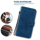 For Huawei P50 Pro Butterfly Rose Embossed Leather Phone Case(Blue)